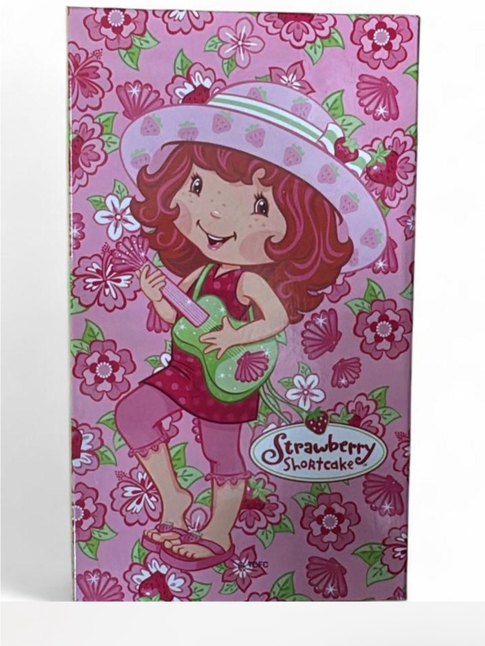 Strawberry Shortcake Kids Pink box - Floral Guitar Design